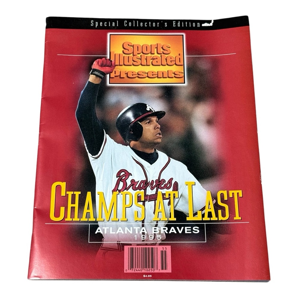 Sports Illustrated 1995 Atlanta Braves Champs At Last Special Collectors Edition